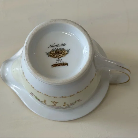 Tuscana By Noritake Creamer 3035 Discontinued Hard To Find 1940s 1950s - Picture 6 of 6